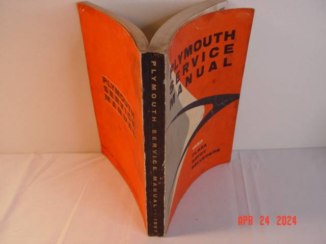 1957 Plymouth Service Manual, Plaza, Savoy, Belvedere.  P30 &P31, Fury