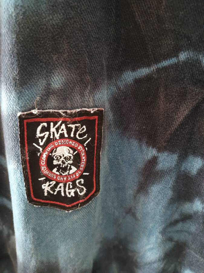 Vintage Out Of Print Rare Skate Rags Tie Dye Skateboard Jacket LRG ...